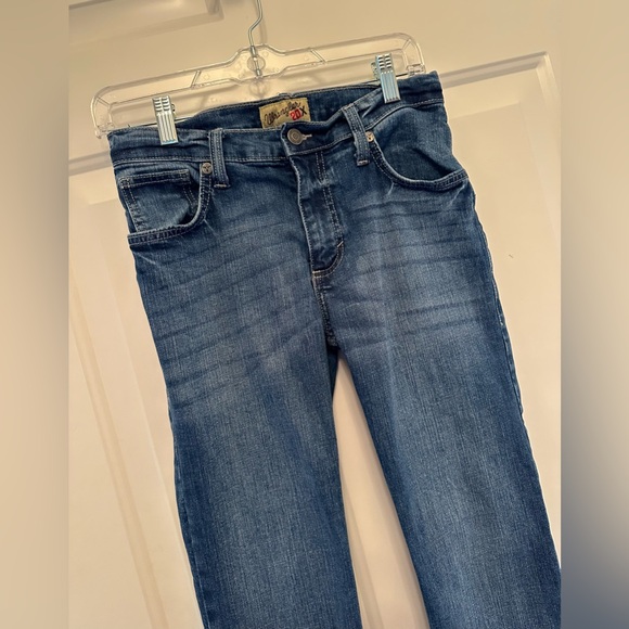 Wrangler 20X Boys Size 14 Regular Straight Leg Jeans Medium Wash Blue - Picture 7 of 7
